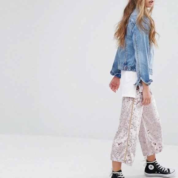 Pull & Bear Velvet Pants - Picture 3 of 3
